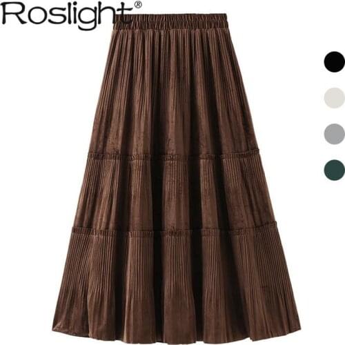 Roslight Womens Autumn Skirts