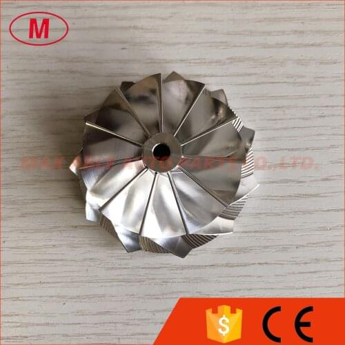 TD04HL 49.04/60.13mm 11+0 blades high performance turbo billet/milling/aluminum 2618 compressor wheel