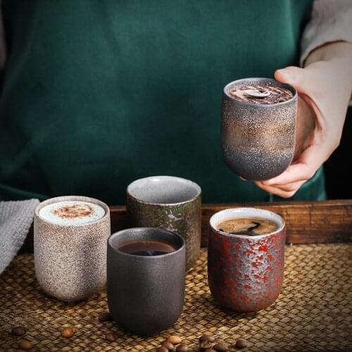 Creative Coffee Cups And Ceramics Mugs Beer Tea Travel Mug Whiskey Drinkware Coffe Cup Ceramic Latte Kungfu Tea Cup Glaze Gift