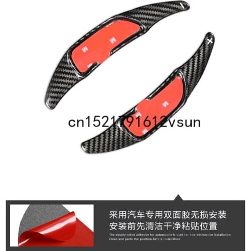 Carbon Fiber Car Steering Wheel Paddle Shifter Shift Extension For Benz New AMG CLA45 C63 E63 A45 A35 G63 Accessories