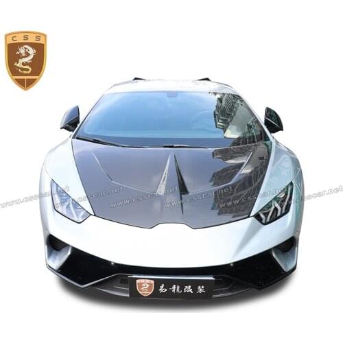 Commas For Lamborghini Huracan LP610 LP580 1016 Carbon Fiber Front Engine Hood Cover Car Bonnet Auto Accessories