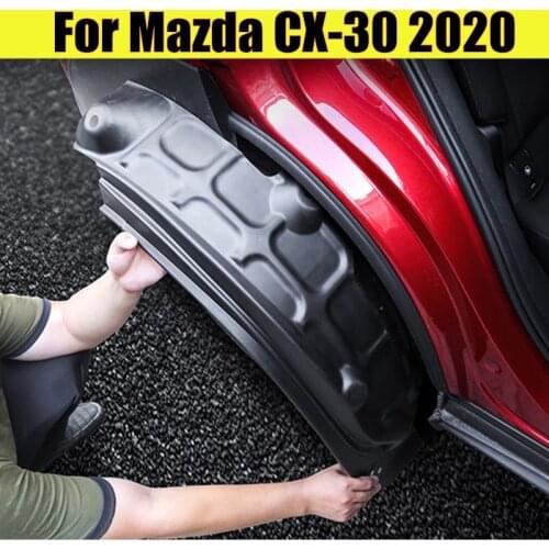 2Pcs Fender Car Mudguards Refit Rear Tire Fender Special Decoration Auto Mudguard Exterior Car Accessories For Mazda CX-30 2020