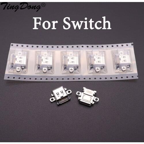 5Pcs charging port For Nintendo Switch NS Console Charging Port Power Connector Type-C Charger Socket For Switch