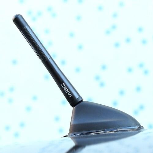 12cm Mini Car Short Carbon Radio Aerial Antenna For Fiat Punto Bravo VW Polo Renault Clio Cooper Mazda 2 3 5 6 cx-7 etc