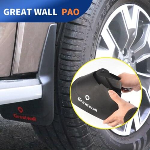 Car Accessories For Great wall Greatwall Pao 2019 2020 2021 Mudguards Mud Flap Flaps Splash Guards Fender Protector Cover Trim