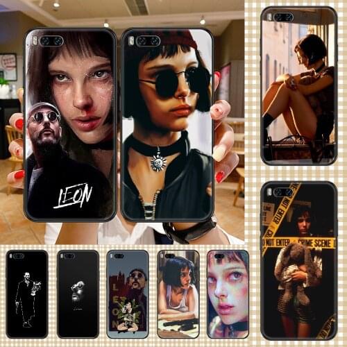 Movie Leon Phone case For Xiaomi Mi Max Note 3 A2 A3 8 9 9T 10 Lite Pro Ultra black painting coque trend prime silicone
