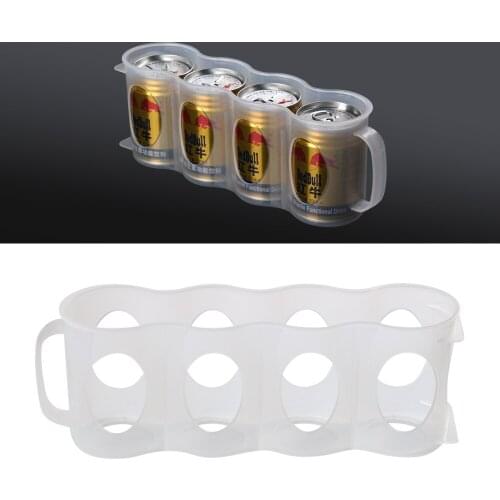 Four Case Organizer Space-saving Tool Coke Can Refrigerator Storage Box Cans Finishing Frame Gadget
