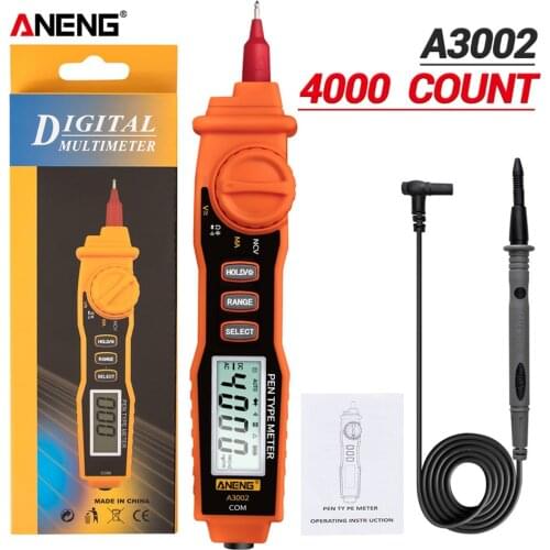 ANENG A3002 Digital Multimeter Pen Type Non Contact ACV/DCV Electric Handheld Tester Electrical Instruments