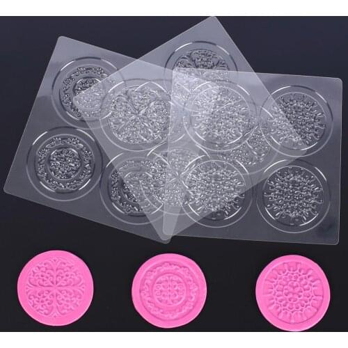 Facemile 3PCS Christmas Texture Sheet Set Impression Mat For Fondant Cake Mold Cupcake Cookie Dessert Decorating Baking Tools