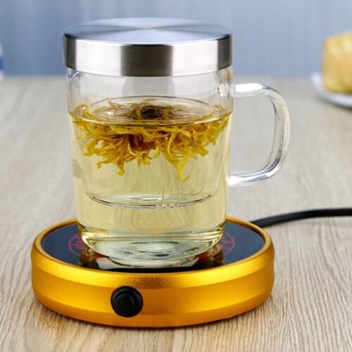 370ml Heatable Glass Filtering Tea Mug Gift Office Cup Herbal Flower tea Teaware Men Gift Glass Brewing Tea Cup