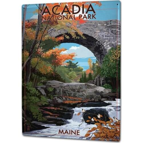 AMELIA SHARPE Metal Sign Ji (lamandou National Park) Decoration Cafe Family Bar Restaurant Retro Tin Sign 12x8 Inch