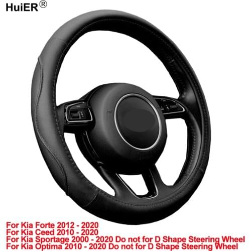 Car Steering Wheel Cover Wrap Braid For Kia Ceed Optima 2010 - 2020 Sportage 2000 - 2020 Forte 2012-2020 Auto Car Accessories
