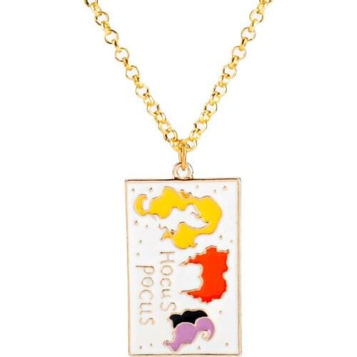 Movie Hocuss Pocuss Necklace for Women Pendant Choker Jewellery Necklaces for Teen Girls