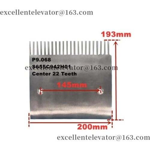 P9.068 S655C942H01 Escalator Comb Use for Hyundai 1 Pack=5 Pieces