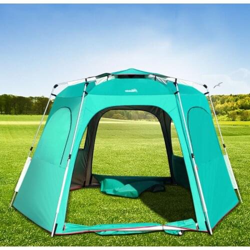 5-8 Person Aluminum Alloy Automatic Camping Tents Waterproof Outdoor Hiking Picnic Large Family Tent Camping Tent