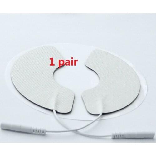 5Pairs/Pack Non-woven Adhesive Breast Electrode Pads Conductive Gel Electrical Tens Massage Patch Boobs Massager Accessories
