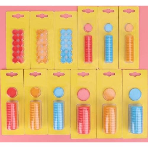 DIY Colorful Mushroom Hole Binding Ring Round Binding Loose Leaf Notebook Binder Office School Supplies 10mm/15mm/20mm/25mm