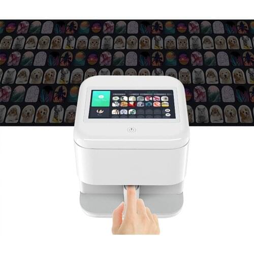 Inkjet Diy Painted Nail Printer Smart Automatic Manicure Tool Digital Nailprinter Imprimante Ongle Nail Art Printing Machine 48W