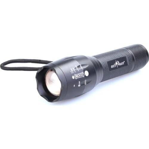 SKY RAY S-R6 T6 260lm 5-Mode LED Zooming LED Flashlight (1x18650/3xAAA)