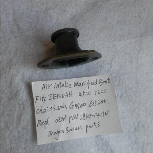 AIR INTAKE MANIFOLD FOR ZENOAH G4500 G5200 45CC 52CC CHAINSAWS RUBBER CARB JOINT HOLDER INSULATOR CARBURETOR ADPTER 2810-14110