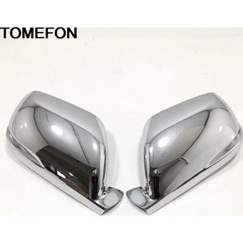 TOMEFON For Honda CRV CR-V 2017 2018 Door Side Rear View Rearview Mirror Cover Sticker Trim Moulding Exterior Styling ABS Chrome
