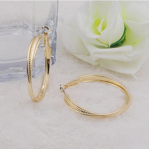 Earrrings women Non pierced With cushion pad Fashion Jewelry Accessories Small Big Circle Classic trend Ladies Earrings