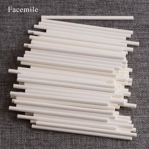 10cm 100Pcs Pop Sucker Sticks Cake Lolly Lollipop Candy Chocolate DIY Modelling Mould Cake pop stick 53009 Gift