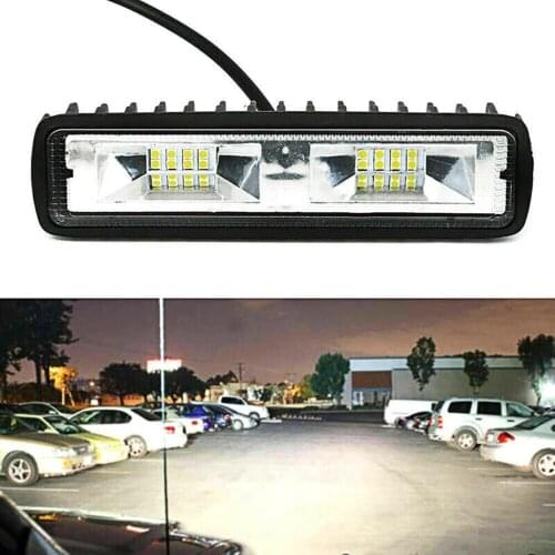 12V-24V 48W LED Bar Offroad Spot Flood Combo For Auto Motorcycle Truck Boat Tractor Trailer Offroad LED Work Light Spotlight