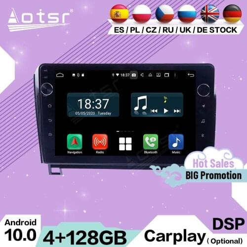 4+128G Carplay Multimedia Stereo Android 10.0 For Toyota Sequoia Tunda 2012 GPS Navigation Video Audio Radio Receiver Head Unit