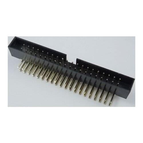 40 Pcs Box Header 34Pin 2x17P 2.0mm Pitch Male Shrouded PCB right angle IDC Socket dual rows space 2.0 Through hole DIP