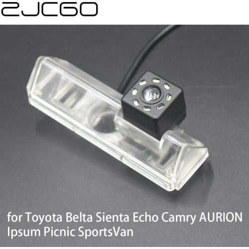ZJCGO Car Rear View Reverse Backup Parking Reversing Camera for Toyota Belta Sienta Echo Camry AURION Ipsum Picnic SportsVan