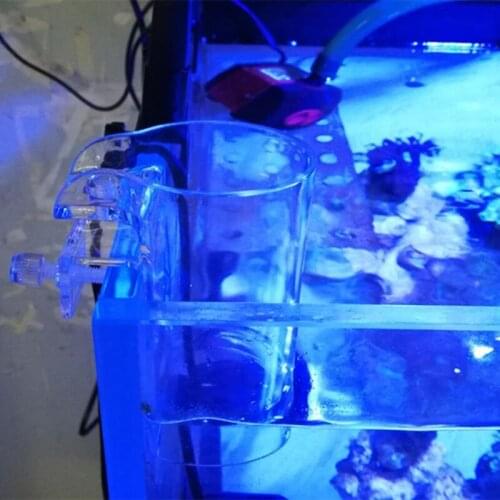 C90D Aquarium Fish Feeder Transparent Arcylic Floating Food Feeding Ring Betta Fish Tank Shrimp Feeder Feeding Cup for Plant