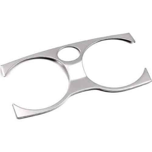 For BMW 528li 530li 540li G30 2018/For BMW 6 Series GT 2018 1PC Stainless Steel Car Water Cup Holder Cover Trim Moldings