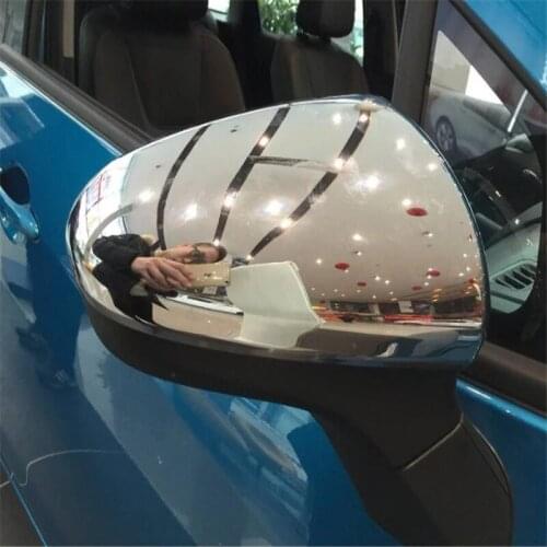 For Chevrolet Lova RV 2016 ABS Matt Chrome Rearview Mirror Side Door Mirrors Cover Trim Stickers Car Styling