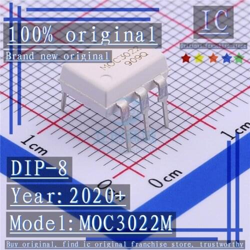 2020+ 100% Brand new original 20PCS-100PCS MOC3022M DIP-8 MOC3022 Optocoupler photoelectric isolation