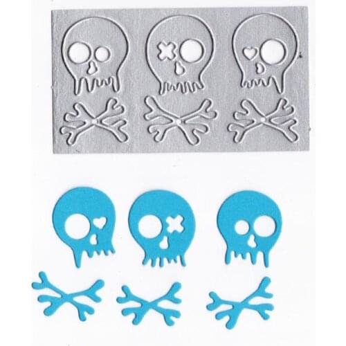 Halloween Making Skull Joke Metal Cutting Die for DIY Scrapbooking Embossing Folder Paper Card Craft Decor Diecut Stencil
