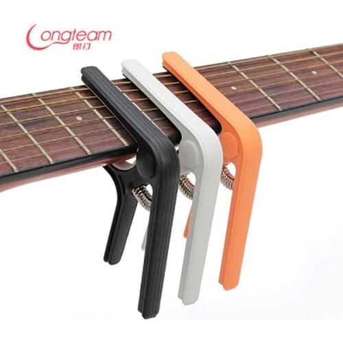 LONGTEAM plastic steel guitar capo clip portable electric guitar acoustic guitar guitar capo capo shift up key clip