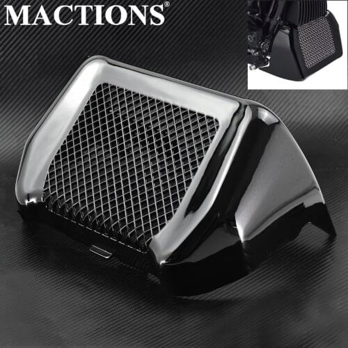 Motorcycle Oil Cooler Cover Kit With Bracket For Harley Touring Road King Street Glide Freewheeler FLHXS FLTRX FLHR 2017-2018