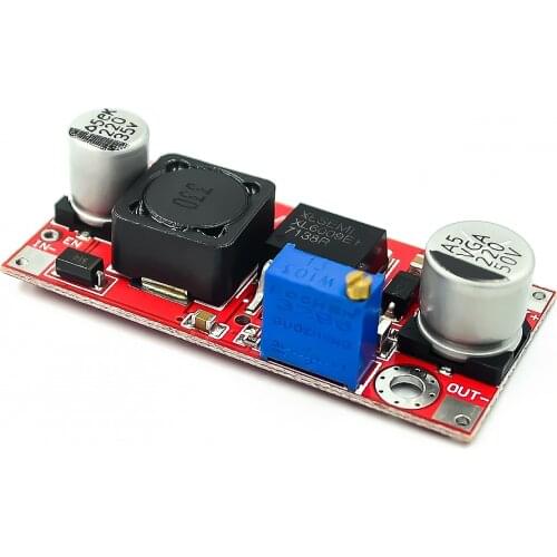RED !!! Boost Buck DC-DC Adjustable Step Up Down Converter XL6009 Power Supply Module 20W 5-32V to 1.2-35V