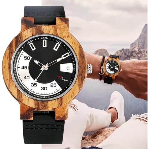 Fashion Luxury Imitation Wood Watch Men Women Unique Clock Leather Strap Wooden Watches Sports Quartz Wristwatches Reloj Hombre