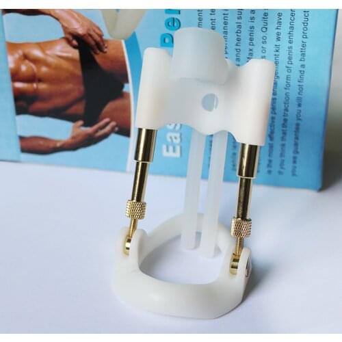 Male Penis Extender Enlargement System Pro Penis pump Enlarger Stretcher Enhancement Gold holder Sex Toys for Men