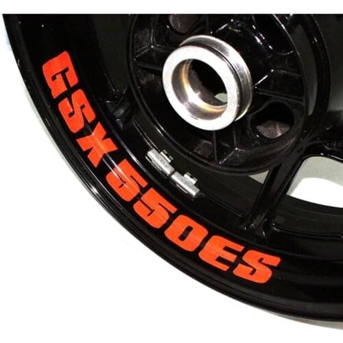 Motorcycle Wheel Sticker Decal Reflective Rim Bike Motorcycle Suitable for SUZUKI GSX 550ES