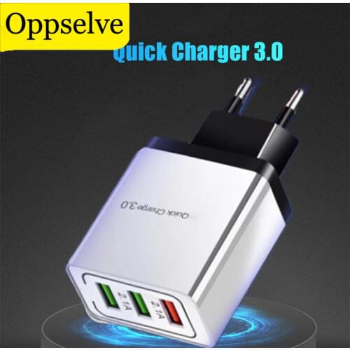 Oppselve Quick Charge QC 3.0 Fast Charging 3 USB Phone Charger Wall Adapter For iPhone 11 Pro X Xiaomi Samsung S9 Huawei P30 Pro