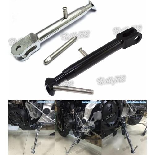 Sale Motorbike CNC Aluminum Adjustable Kickstand Foot Side stand Support For Yamaha MT-07 FZ-07 MT07 FZ07 2014 2015 2016 2017