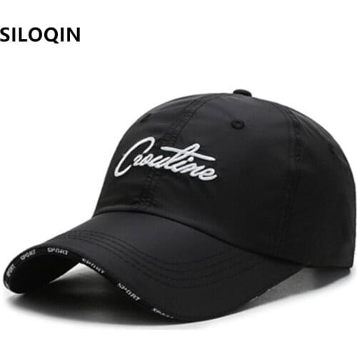 SILOQIN snapback cap letter embroidery baseball caps for men cap new casual casquette Dads hat adjustable sports cap women hat