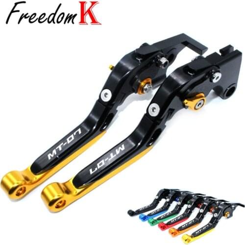 For YAMAHA MT-07 MT 07 FZ-07 FZ 07 MT07 FZ07 2014-2019 2018 2017 Motorcycle Accessories Folding Extendable Brake Clutch Levers