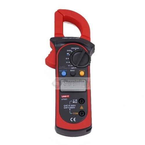 Uni-T UT201 Auto-Ranging AC DC Digital Handheld Clamp Meter Multimeter