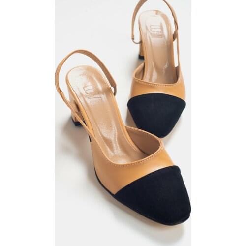 Women Heel Suede Shoes for Summer 2021 Special Platform Luxury High Stripper Skin Fashion Shoes Ladies Made in Turkey