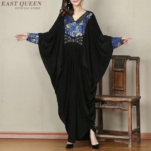 Boho women chic mexican hippie ethnic style dress clothing bohemian holiday vacation female sexy folk dresses AA4068