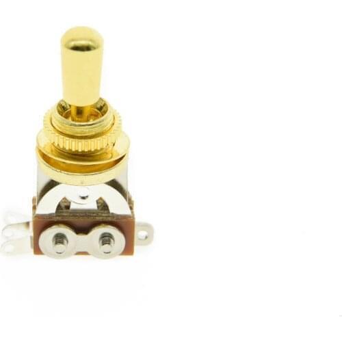 Gold Metric LP Guitar 3-Way Toggle Switch w/ Gold Metal Tip